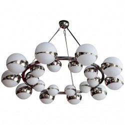 7B NICKEL ROUND GLOBES...